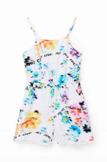 Комбинезон Desigual цвет белый Комбинезон Desigual цвет белый