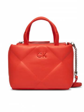 Calvin Klein Сумка Re-Lock Quilt Tote Mini K60K611340 Оранжевий Calvin Klein Сумка Re-Lock Quilt Tote Mini K60K611340 Оранжевий