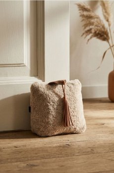 Замок дверей - бежевий