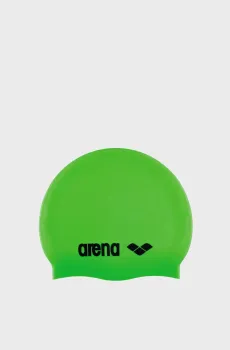 Детская салатовая шапочка для плавания CLASSIC SILICONE JR Салатовый ONESIZE Arena 91670-065