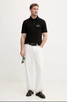 Хлопковое поло Armani Exchange