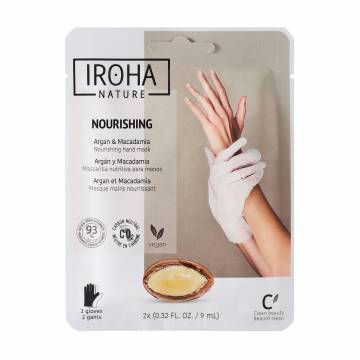 Маска для рук Iroha Nature Nourishing Argan Hand Mask Gloves, 2*9 мл Маска для рук Iroha Nature Nourishing Argan Hand Mask Gloves, 2*9 мл