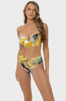 Женский лиф от купальника с узором Разноцветный 38B MARC&ANDRE L2511-Y-882