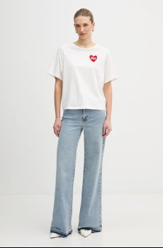 Хлопковая футболка OUI