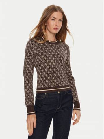 Guess Светр Lise W4BR21 Z37K0 Коричневий Slim Fit Guess Светр Lise W4BR21 Z37K0 Коричневий Slim Fit