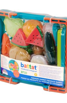 Детский игровой набор Battat Овощи-Фрукты на липучках, от 2 лет (BT4743Z)