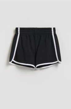 Reserved - Спортивні шорти з лампасами - чорний - 229HN-99X