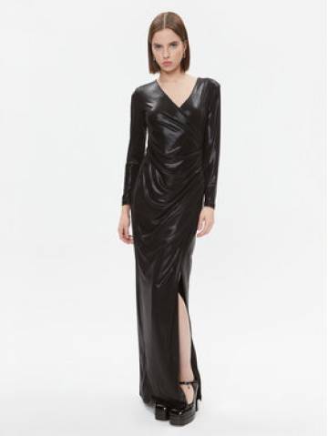 Fracomina Вечірня сукня FQ23WD3012W47601 Чорний Slim Fit Fracomina Вечірня сукня FQ23WD3012W47601 Чорний Slim Fit