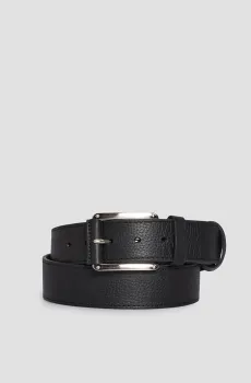 Мужской черный кожаный ремень Черный 85 Karl Lagerfeld 551451.815300;990