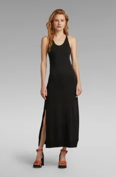 Женское черное платье Racer slip dress Черный S G-Star RAW D23296,B771