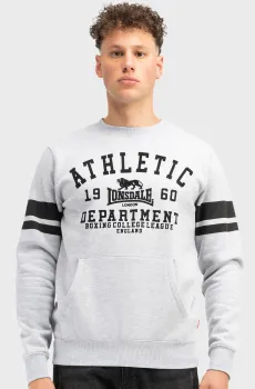 Мужской серый свитшот GLESPIN Серый XL Lonsdale 117615