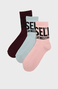 Мужские носки (3 пары) CALZINO Разноцветный 39-42 Diesel A17877 0HMAB