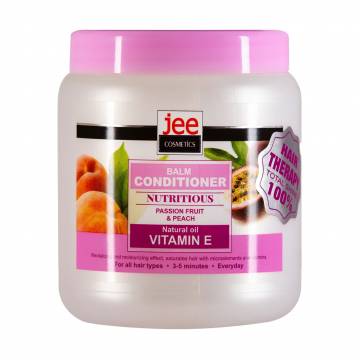 Питательный бальзам-кондиционер для волос Jee Cosmetics Conditioning Balm Nutritious Маракуйя и персик, 1 л Питательный бальзам-кондиционер для волос Jee Cosmetics Conditioning Balm Nutritious Маракуйя и персик, 1 л
