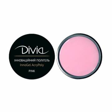 Инновационный полигель для наращивания ногтей Divia InnoGel AcryPoly IG03 Pink, 14 г Инновационный полигель для наращивания ногтей Divia InnoGel AcryPoly IG03 Pink, 14 г
