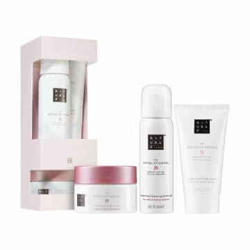 Подарочный набор Rituals The Ritual of Sakura (Гель-пена для душа, 50 мл + скраб для тела, 125 г + крем для тела, 70 мл) Подарочный набор Rituals The Ritual of Sakura (Гель-пена для душа, 50 мл + скраб для тела, 125 г + крем для тела, 70 мл)