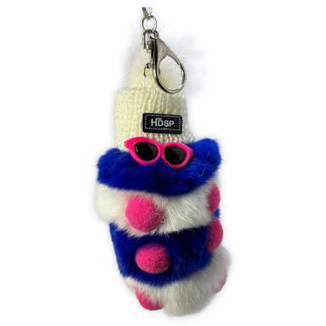 Брелок Тискуни біло-синій 15 см (MYK024)