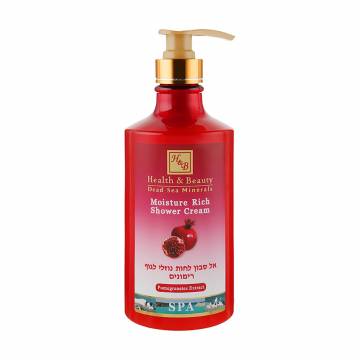 Крем-гель для душа Health And Beauty Moisture Rich Shower Cream Гранат, 780 мл Крем-гель для душа Health And Beauty Moisture Rich Shower Cream Гранат, 780 мл
