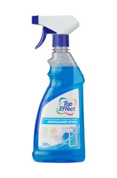 Средство для мытья стеклянных и зеркальных поверхностей Top Effect Морской бриз, 500 мл