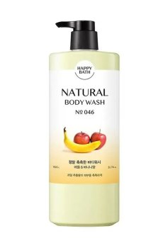 Гель для душа Happy Bath Banana & Apple No.046 Natural Body Wash, 900 г