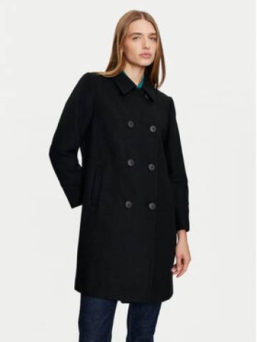 United Colors Of Benetton Вовняне пальто 2O9VDN064 Чорний Regular Fit United Colors Of Benetton Вовняне пальто 2O9VDN064 Чорний Regular Fit