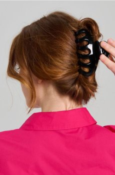 Затискач для волосся - чорний