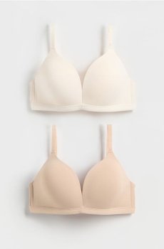 Reserved - Модульований бюстгальтер 2 шт. - кремовий - 009CO-01X