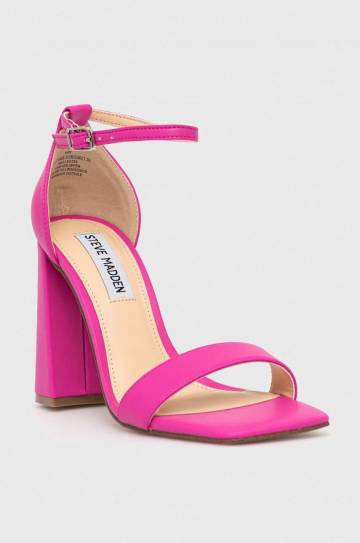 Кожаные сандалии Steve Madden Airy цвет розовый SM19000021 Кожаные сандалии Steve Madden Airy цвет розовый SM19000021