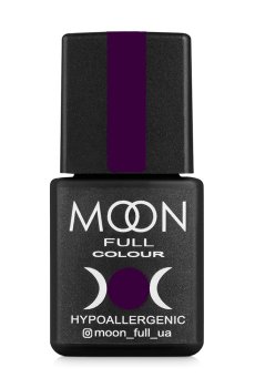 Уценка! Гель-лак для ногтей Moon Full Сolor Hypoallergenic Winter 2021 Gel Рolish 664 аметистовый темный, 8 мл