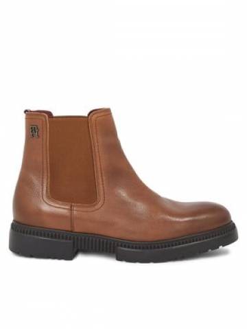 Tommy Hilfiger Челсі Comfort Cleated Termo Lth Chel FM0FM04650 Коричневий Tommy Hilfiger Челсі Comfort Cleated Termo Lth Chel FM0FM04650 Коричневий