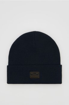 Reserved - Шапка з нашивкою - темно-синій - 042FE-59X
