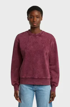 Женский бордовый свитшот Washed Бордовый M G-Star RAW D27173,D969