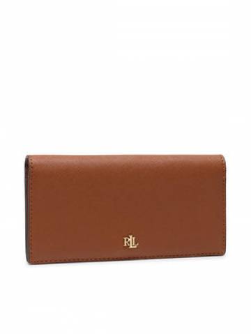 Lauren Ralph Lauren Великий жіночий гаманець Slim Wallet 432802917010 Коричневий Lauren Ralph Lauren Великий жіночий гаманець Slim Wallet 432802917010 Коричневий