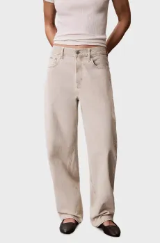 Женские белые джинсы RELAXED BARREL Белый 25-RG Calvin Klein Jeans LV047G746G