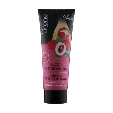 Натуральный пилинг для лица Lirene Superfood For Skin Face Peeling Личи и клюква, 75 мл Натуральный пилинг для лица Lirene Superfood For Skin Face Peeling Личи и клюква, 75 мл