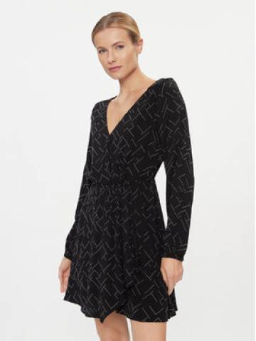 Pepe Jeans Повсякденна сукня Amber PL953442 Чорний Regular Fit Pepe Jeans Повсякденна сукня Amber PL953442 Чорний Regular Fit