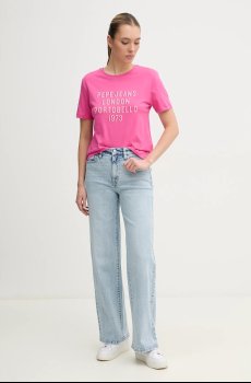 Хлопковая футболка Pepe Jeans RUBY
