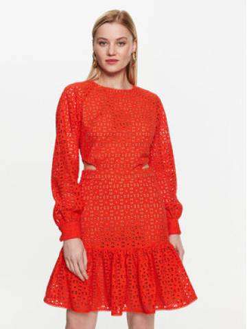 MICHAEL Michael Kors Повсякденна сукня MS381M68BK Оранжевий Regular Fit MICHAEL Michael Kors Повсякденна сукня MS381M68BK Оранжевий Regular Fit