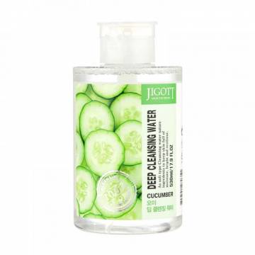Очищающая вода для лица Jigott Cucumber Deep Cleansing Water Огурец, 530 мл Очищающая вода для лица Jigott Cucumber Deep Cleansing Water Огурец, 530 мл