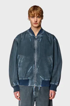 Мужской темно-синий джинсовый бомбер D-VINZ-S Синий M Diesel A13120 09I47