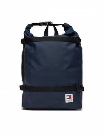 Tommy Jeans Рюкзак Tjm Daily + Rolltop Backpack AM0AM12120 Cиній Tommy Jeans Рюкзак Tjm Daily + Rolltop Backpack AM0AM12120 Cиній