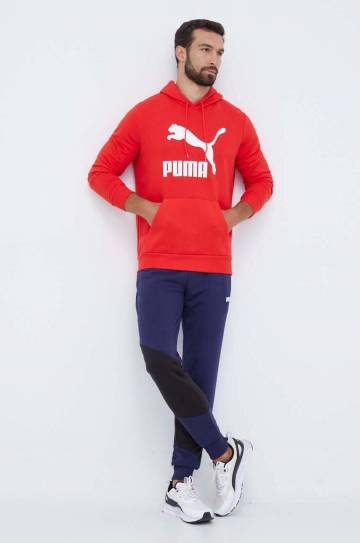 Спортивные штаны Puma цвет синий с принтом Спортивные штаны Puma цвет синий с принтом