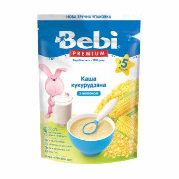 Детская молочная каша Bebi Premium Кукурузная, от 5 месяцев, 200 г Детская молочная каша Bebi Premium Кукурузная, от 5 месяцев, 200 г