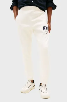 Мужские белые спортивные брюки PREP Белый L Tommy Hilfiger MW0MW39688