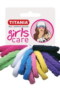 Набор резинок для волос Titania разноцветные, 4 см, 16 шт (7827 GIRL)