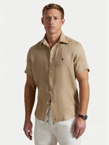 Polo Ralph Lauren Сорочка 710968912003 Бежевий Custom Fit Polo Ralph Lauren Сорочка 710968912003 Бежевий Custom Fit