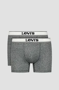 Мужские серые боксеры (2 шт) Серый XL Levi’s® 100001150;010