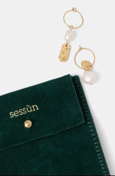 Позолоченные серьги Sessun