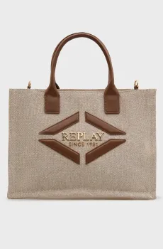 Женская бежевая сумка Бежевый ONESIZE Replay FW3865.000.A2026A