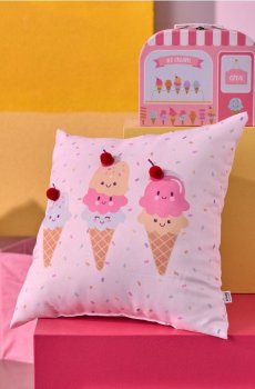 Декоративна подушка - різнобарвний