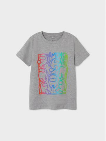 NAME IT Футболка AMONGUS Jish 13225980 Сірий Regular Fit NAME IT Футболка AMONGUS Jish 13225980 Сірий Regular Fit